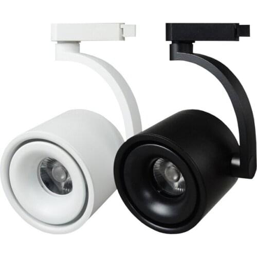 LED track light 7W 12W 15W cob rail light surface mounted background wall spotlight clothing store showroom ceiling spotlight