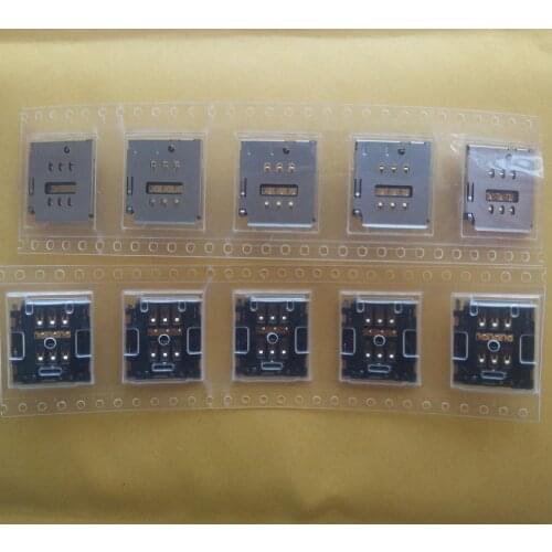 50pcs/lot, Original new for iPhone 7G 7 plus 7plus 7P 7+ I7 SIM card reader socket holder connector module slot, free ship