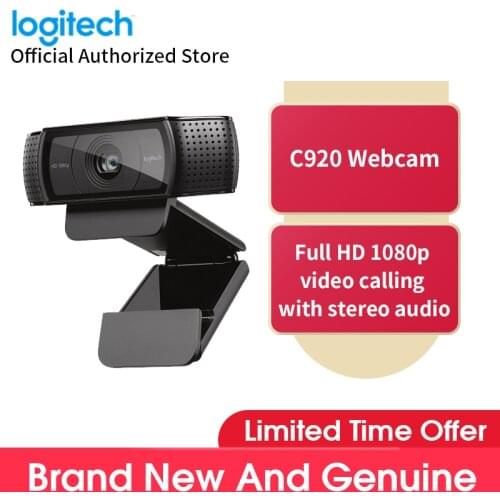 Logitech C920 Pro Camera 1080P Webcam Widescreen Skype Video Laptop Web Usb Pc Treiber Camera For Computer