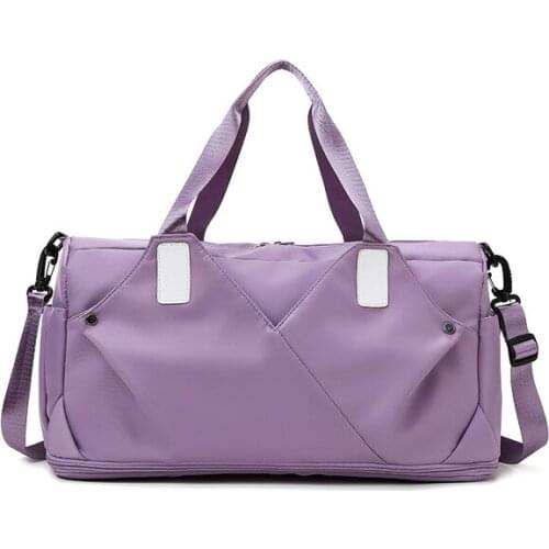 Waterproof Swimming Beach Bag for Women Firness Yoga Blosa Dry Wet Combo Handbag Big Female Travel Duffle Luggage Expandable Bag