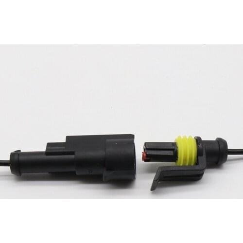 1 Pin Way Sealed Waterproof Electrical Wire Connector Plug Set auto connectors with cable