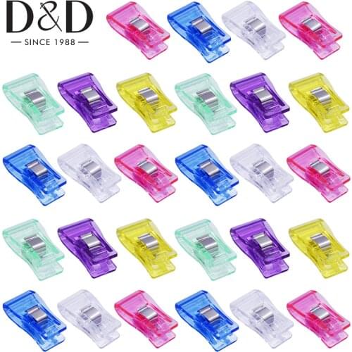 10/50pcs Sewing Clips Multipurpose Plastic Axe Clips for Crafting Crochet and Knitting Quilting Supplies
