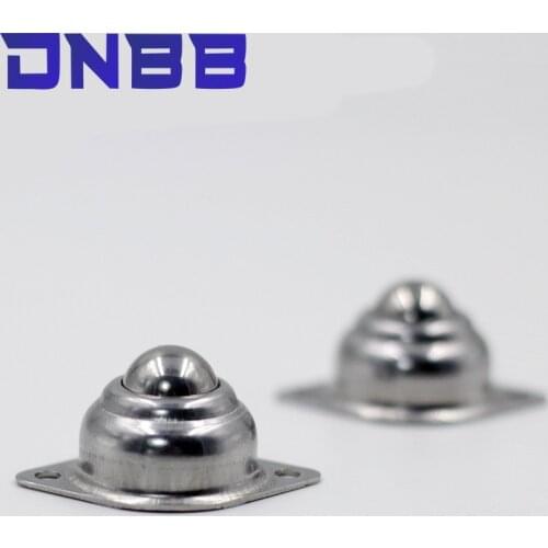 10pcs Carbon Steel 5/8" 15.8mm CY-15A Flange Mounted Ball Transfer Unit Bearing Conveyor Roller Wheel Load 20kg