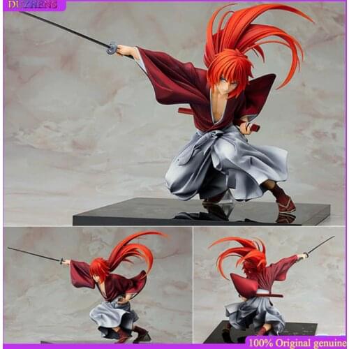 100% Original: Anime Rurouni Kenshin HIMURA KENSHIN 1/7 PVC Action Figure Anime Figure Model Toys Figure Collection Doll Gift