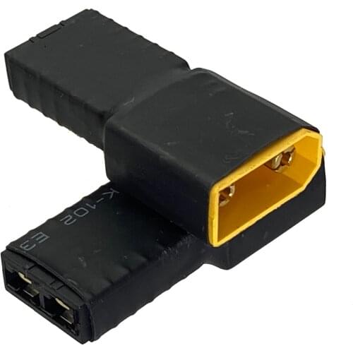 1PCE XT90 male to Traxxas TRX female No wire adapter fr RC Power Supply
