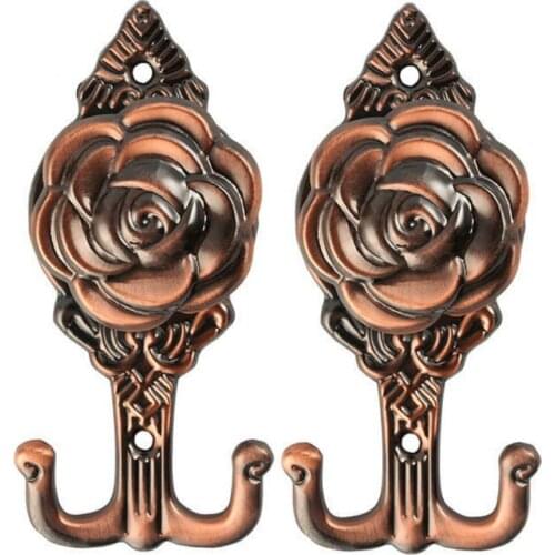 2 Pcs / Pair Wall Hook Tieback Tassel European Style Iron Art 4 Colors Curtain Accessories