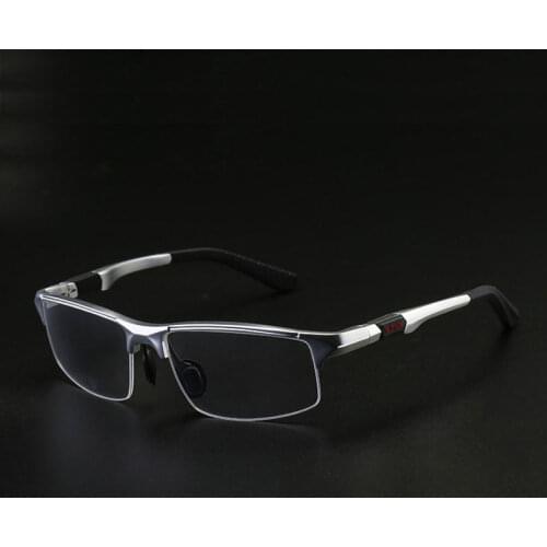 3121 Optical Eyeglasses Frame for Men Eyewear Prescription Glasses Half Rim Man Spectacles Alloy Frame Eyeglasses