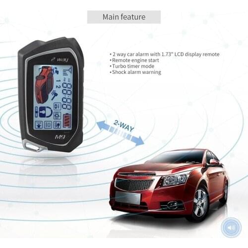 Keyless entry car alarm for chevy Automatic Trunk Opening key fob alarm central locking signaling starline a93 remote start PKE