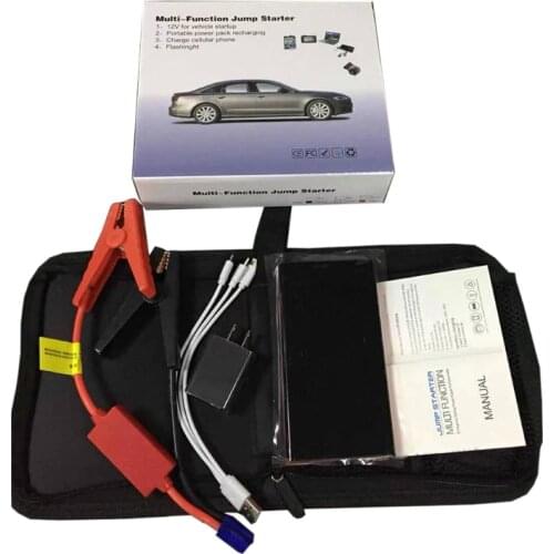 Car Jump Starter 12V Portable Car Charger Multi-function Start Jumper Emergency Car Battery Booster 20000mAh Power Bank W91F