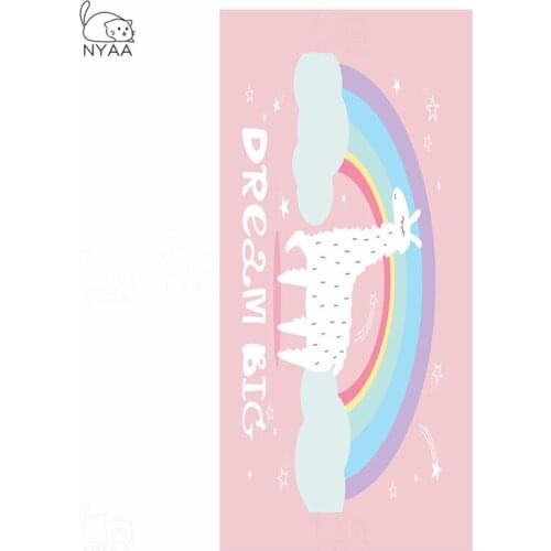 Bath Towel Alpaca Lama Alpacos Printed Towel For Bath Bathroom Supplies Daily Necessities Creative Bath Towel