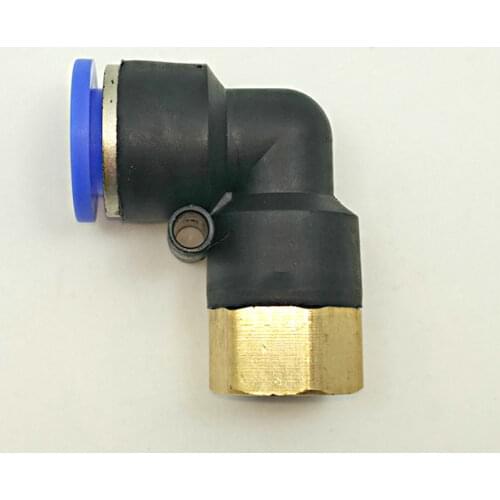 1/8" 1/4" 3/8" 1/2" BSP Female x Tube 4/6/8/10/12mm Pneumatic Elbow Push In Quick Release Air Fitting
