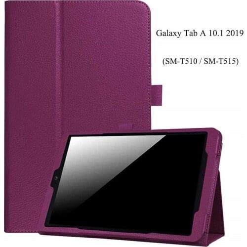 Cover Case For Samsung Galaxy Tab A 10.1 2019 T510 T515 SM-T510 SM-T515 High Quality Leather Fundas Smart Flip Tablet Case Coque