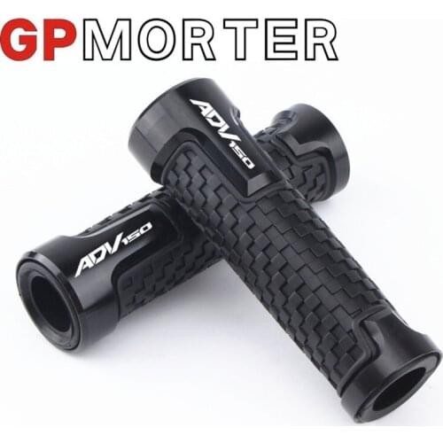For Honda ADV150 ADV 150 2019 2020 7/8'' 22mm Motorcycle Accessories CNC Rubber Gel Handle Bar Grip Hand Grips handlebar grip