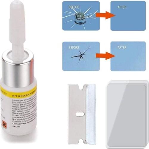 Car Window Glass Cracked Scratch Restore DIY Windshield Repair Tools Auto Glass Scratch remove care accessories