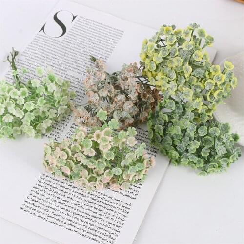 6Pcs Artificial Gypsophila Flowers Bouquet Home Decor DIY Wedding Bridal Bouquet Garland Fake Flower Decoration Garden Floral
