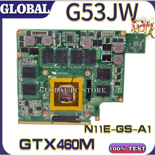 KEFU for ASUS laptop MXMIII VGA Video Card Graphic card G53JW G73JW G53SW G73SW G53SX mainboard 100% test OK GTX460M
