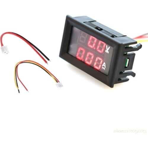 Red DC 0-100V/10A Ammeter Voltmeter Gauge Amperemeter Volt Meter Car LED Tester Digital Current Voltage Monitor W315
