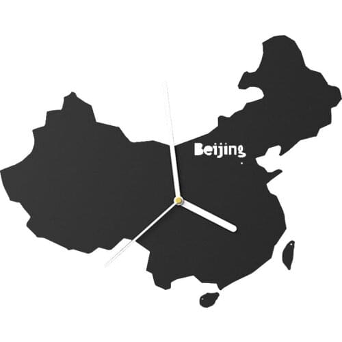 Nordic Creative Bedroom Wall Clock City Minimalist Living Room Clock Wall Modern Simple World Map Silent Home Decoration AB50ZB