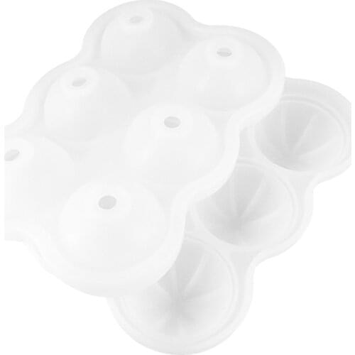 Round Ice Ball Maker Mold Novelty Round Ice Cube Mold Sphere Ice Ball Maker For Cocktails Whiskey Coffee