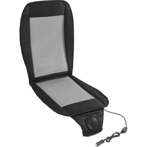 12V Summer Ventilation Cushion Seat Summer Cool and Massage Cushion Car Seat Cooling Vest with The Fan Blowing CoolCushion