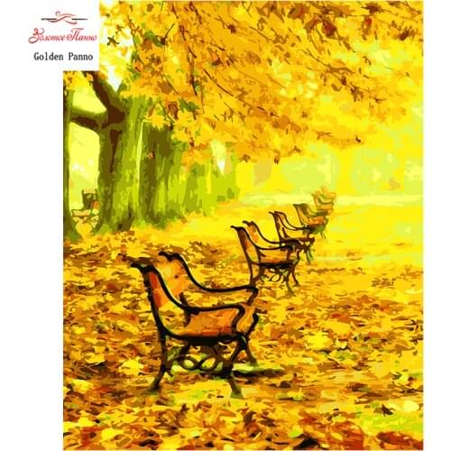 Golden Panno,Needlework,DIY Cross stitch,Sets For Embroidery kit 14ct unprinted autumn cross-Stitching,christmas 1010