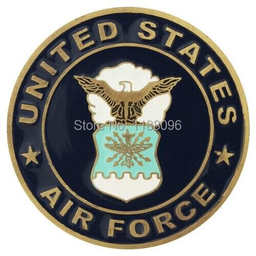 Custom AIR FORCE CHALLENGE COIN cheap BRASS ENAMEL coin