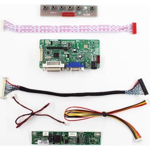 RT2281 LCD controller board support DVI VGA for 22 inch lcd panel M220ZGE-L20 1680X1050 easy repair free shipping