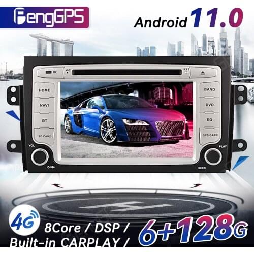 Android 11.0 Touchscreen For Suzuki SX4 2006-2010 CD DVD Player GPS Navigation Multimedia Headunit FM Radio Carplay DSP 6 Core