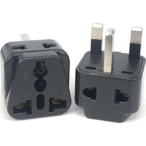 UK, Hong Kong Travel Adapter Plug, OREI Adaptor 2 in 1, For Botswana, England, UAE, Dubai Safe Grounded Connection Universal