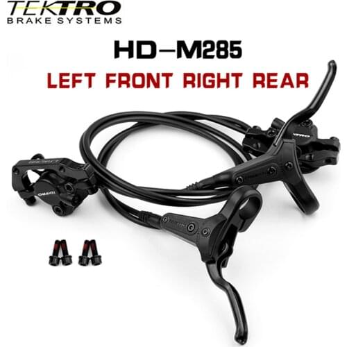 TEKTRO-M275n/M285 mountain bike hydraulic disc brake, front and rear brakes 800/900/1500/1650mm, rotor 160/180/203mm, PK MT200