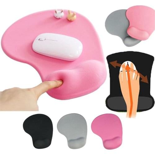 Thicken Mouse Pad Support Wrist Comfort Mouse Pad Mat Mice Mousepad Mat For Game Computer PC Laptop Desk Pads Wristband Support