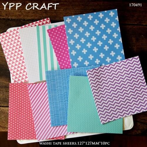 YPP CRAFT 10pc/lot Cute pattern Sticker set for Scrapbooking DIY Projects/Photo Album/Card Making Crafts