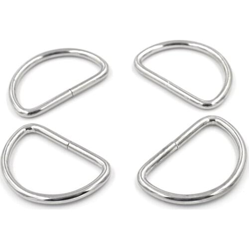 10 pieces/lot) 40mm Metal D-shaped buckle. metal D buckle. D ring. Semicircle button. Bags mountaineering backpack accessories