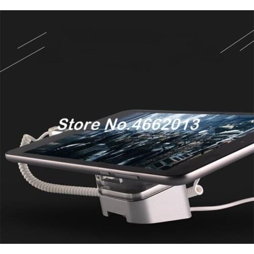 10 pcs/lot Tablet anti-theft ipad display stand Apple mobile phone experience charging display lock computer alarm bracket