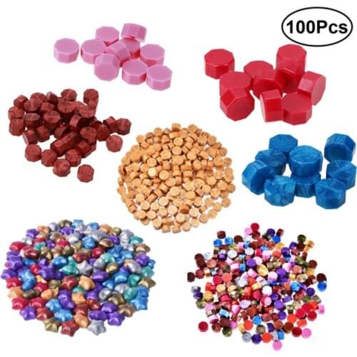 100Pcs Vintage Sealing Wax Tablet Pill Beads Envelope Wax Seal Sticks for Envelope Wedding Wax Seal Ancient Sealing Waxs New