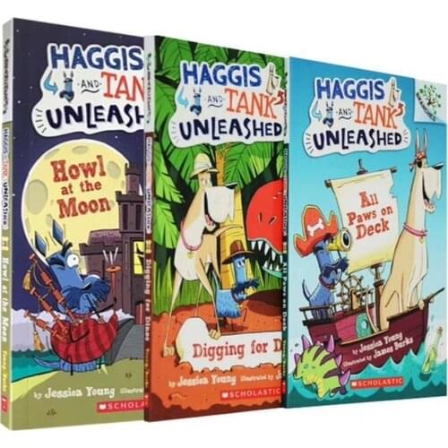 3 books/set Humor Dogs English Comic Books Funny Comics Funny Readings for children enlightenment English reading Book