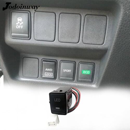 For Nissan Tiida Sylphy Sentra X-Trail T32 X trail Rogue Altima Teana LED Light Car Button Switch Light ON&OFF LED Switch