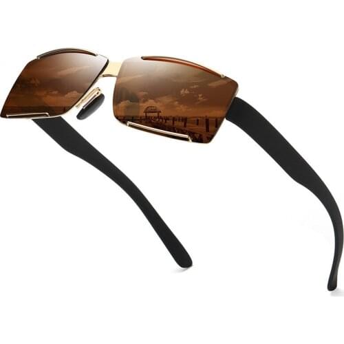 Brand Polarized Sunglasses Men New Fashion UV400 Sun Glasses Male Driving Goggles Rectabgle Sport Eyewear Oculos De Sol