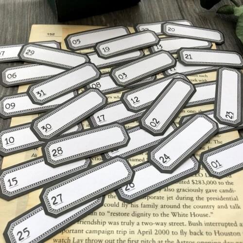 ZFPARTY To Do Paper Stickers for DIY Junk Journal Planner Scrapbook Album Paper Crafts