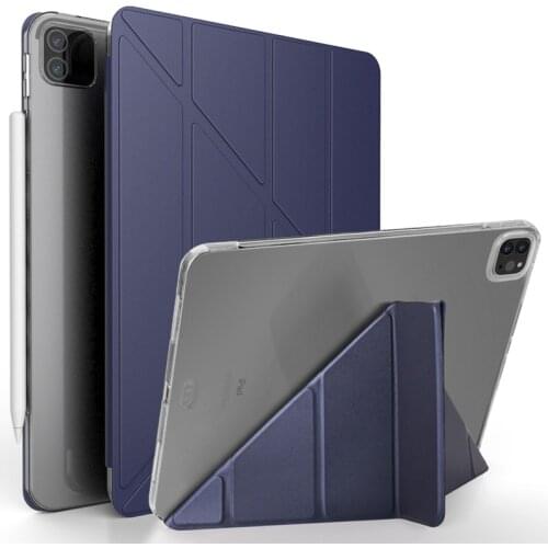 For Apple IPad Pro 12 9 11 inch Case Cover Ultra-thin PU Leather Case Smart Cover Soft Funda for IPad Pro 12.9 Case 4th gen 2020