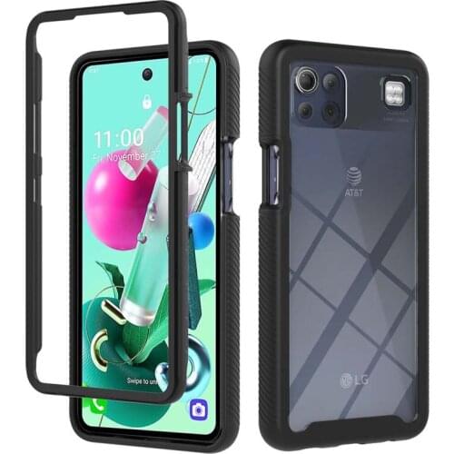 For LG K92 5G Case 360° Totally Protection Cover For LG K92 5G Shockproof Phone Case K92 Transparent Back Cover Capa