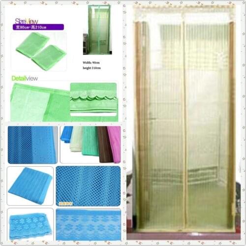 Home Premium Hands-Free Magnetic Door Fly Screen Magic Anti Mosquito Bug Mesh Curtain For Balcony Kitchen Living room 210X90cm