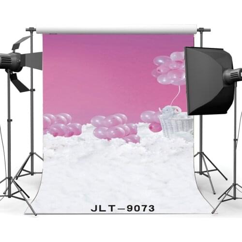 Photography Backdrops Valentines Day Balloon Pink Wall Sheep Carpet Toddlers Adults Lover Portraits Background