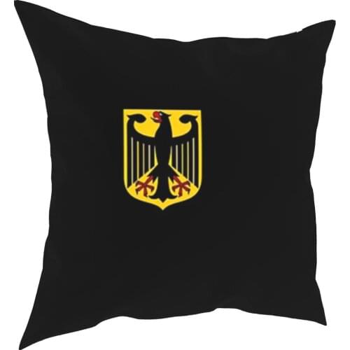 Coat Of Arms Of Germany Bundesadler Pillowcases Polyester Home German Flag Eagle Cushion Cover Cool Pillow Cover 45*45cm