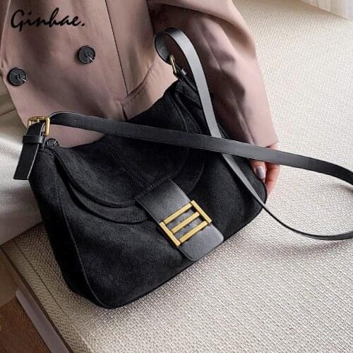 GINHAE Women's Suede Bags