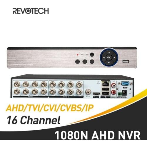 Hybird DVR 1080N H.264 16CH 5 IN 1 Video Recorder For AHD Camera Analog Camera IP Camera Onvif P2P H.264 VGA HDMI CCTV system