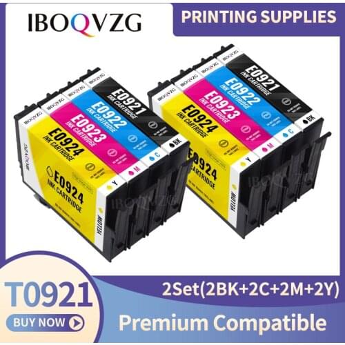 IBOQVZG compatible for epson 92 92N T0921N-T0924N ink cartridge for EPSON Stylus C91/CX4300/T27/T26/T27/TX106/TX109 printers