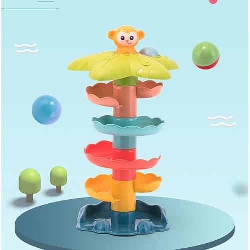 Baby Educational Toys Tower Rolling Ball Puzzle Toys for Kids Ages 1 2 3 Years Old Boy Girl