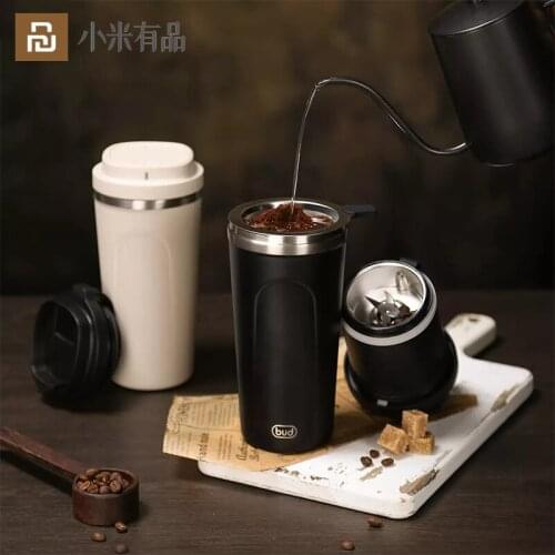Youpin Coffee Machine Electric Grinding Integrated Hand Cup Coffee Grinder 304 Stainless Steel Mini Small Household BUD Portable