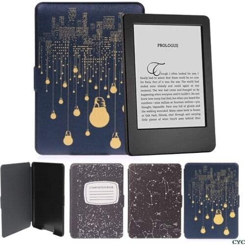 Leather Protective Cover Case Tablet Stand For Amazon Kindle Paperwhite 1/2/3